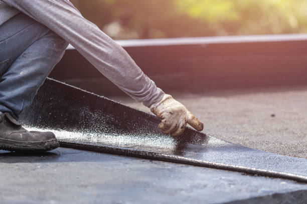 Professional Vapor Barrier Installation technician working in Greens Fork, IN